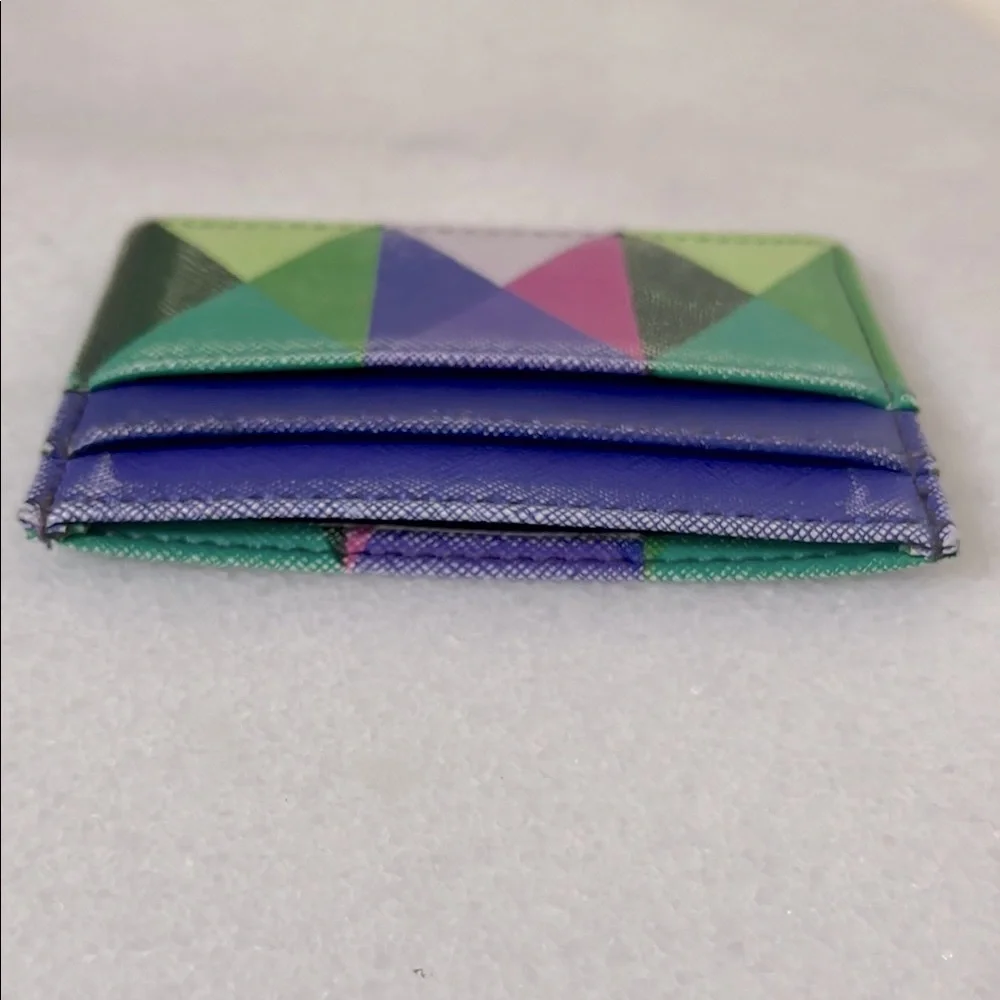 Geometric Multicolor Card Holder - Picture 3 of 3